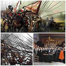 Se firma el Tratado de Westfalia, independencia de las Provincias Unidas de los Países Bajos. España conserva Flandes