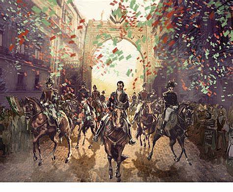 España admite la independencia de México