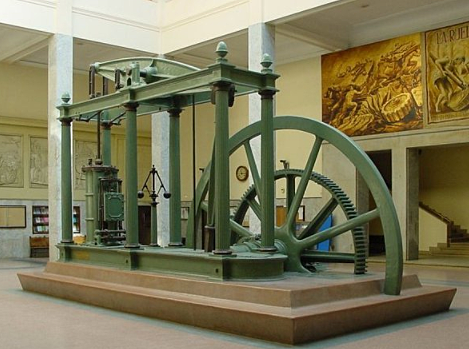 Fábrica en el Soho para producir máquinas de vapor.