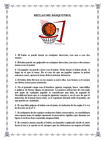 Se establecen las reglas definitivas del baloncesto varonil