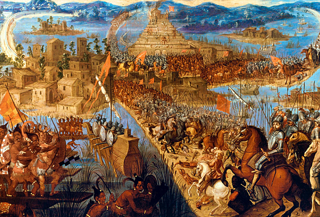 Hernan Cortez defeated the Aztecs.