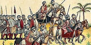 Expulsen els vàndals i alans cap al nord d'Àfrica i els sueus cap a l'actual Galícia