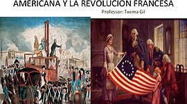 Timeline: La Revolución americana y la Revolución francesa.