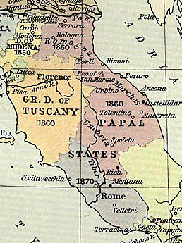 Incorporación de los Estados Pontificios