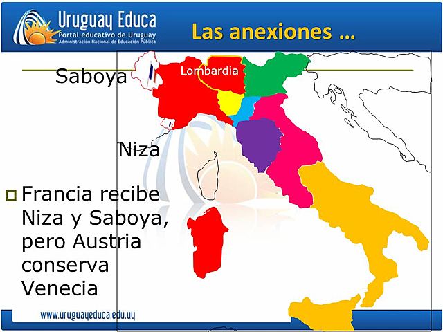 Cesíón de Niza y Saboya