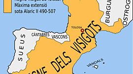 Timeline: Eix cronològic dels principals esdeveniments del Visigots