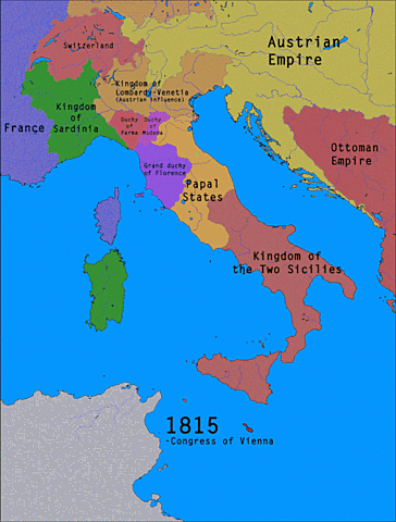 Situación inicial de Italia