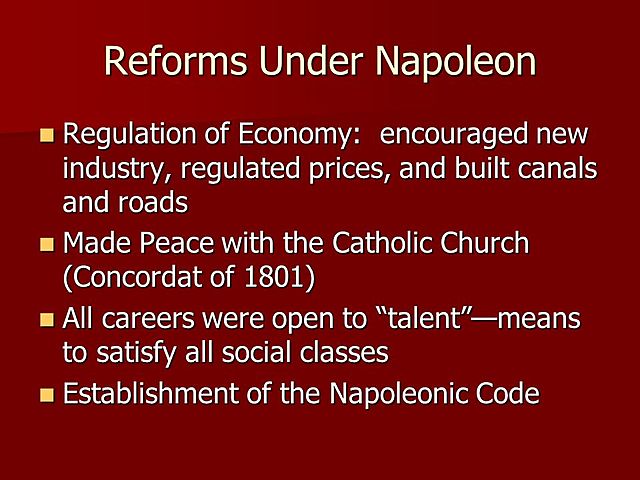 Napoleon I’s reforms