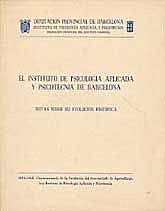 Creación de Institutos Provinciales de Psicología Aplicada y Psicotecnia