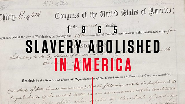 Slavery was abolished.