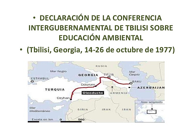 Conferencia intergubernamental de educación ambiental Tbilisi,