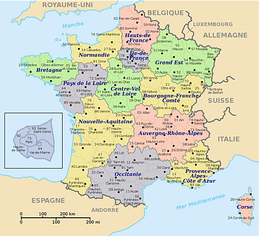 División territorial de Francia