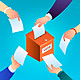 Antecedentes concepto votacion ilustracion isometrica papeleta 98402 263