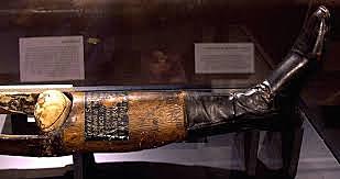 Santa Anna pierde su pierna