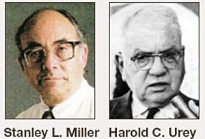 Miller and Urey chemical experiment