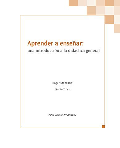 2011 DIDACTICA SEGUN STANDAERTH Y TROCH