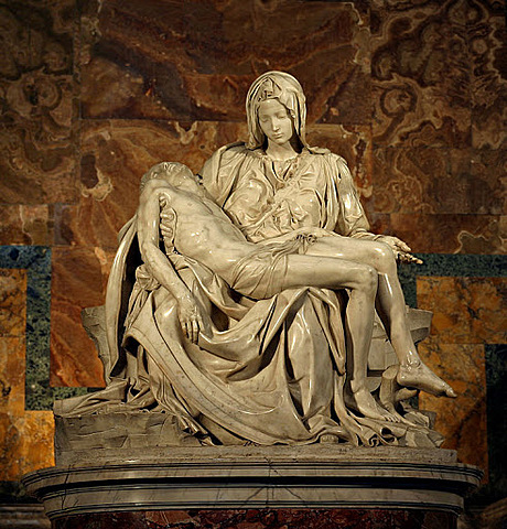 Michelangelo Sculpted the Pieta 1498-1500