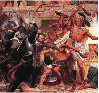 The fall of the Aztec