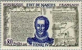 Henry IV issued the Edict of Nantes