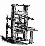 Johannes Gutenberg invented the printing press