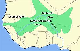 The Songhai Empire was established in Africa