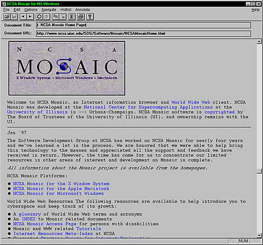 Mosaic Browser