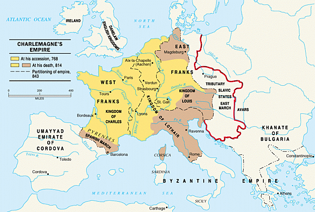 Charlemagne Spreads His Influence