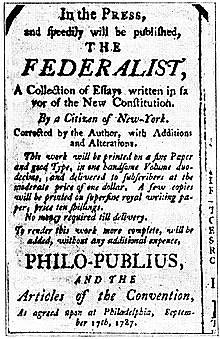 First of The Federalist Papers is published