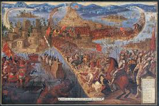 The Spanish discover the Aztecs.