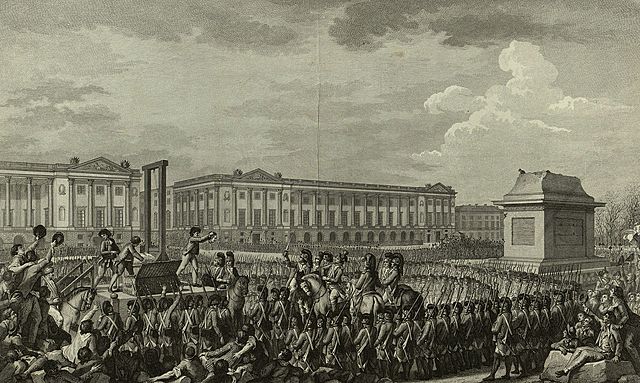 The execution of Louis XVI
