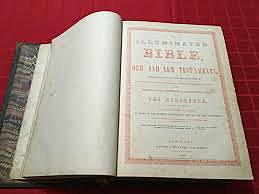 The Illuminated Bible; The Most Lavishly Illustrated Bible printed in America. A King James Version, with All 80 Books.