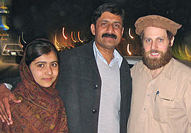 Pakistani Journalist (Irfan Ashraf) and American Video Journalist (Adam Ellick)Follows Malala Around