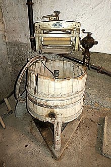 The first washing machine