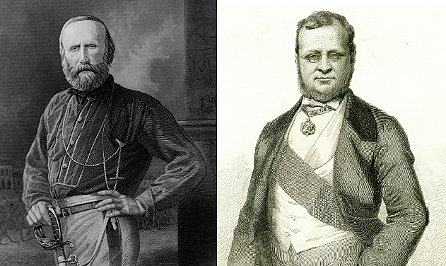 G. Garibaldi y Cavour
