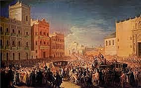 Fernando VII entra en Valencia