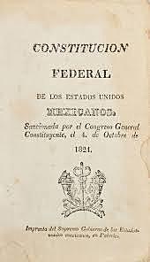 1824-Primera constitución mexicana