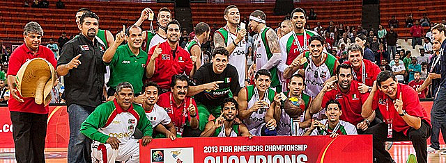 Triunfo en el Campeonato de America de la Selección Mexicana de Baloncesto