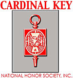 Inducted into Cardinal Key