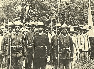 Philippine (Filipino) Rebels revolt against Spain