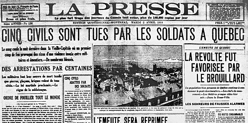 Conscription Riots -1