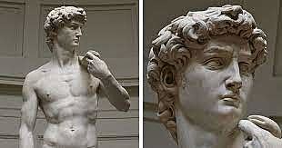 Michelangelo sculpted the statue of David.