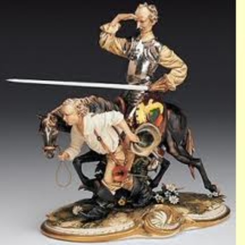 le da nombre a su doncella una mujer labradora de nombre Aldanza Lorenzo a quien le cambia el nombre por  Dulcinea del toboso, porque era natural de toboso, pero ella nunca supo que el estaba enamorado de ella