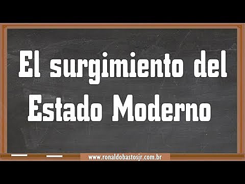 Surgimiento del Estado