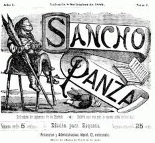 Don quijote y su escudero sancho pansa salen nuevamente de sus casas en la noche sin que nadie se de cuenta para iniciar nuevamente su viaje.