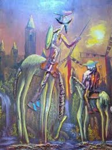 Don quijote nombra a su vecino que era labrador como su escudero sancho pansa