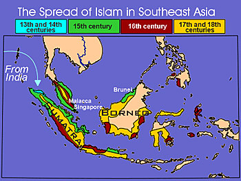 Islam Spread in Asia