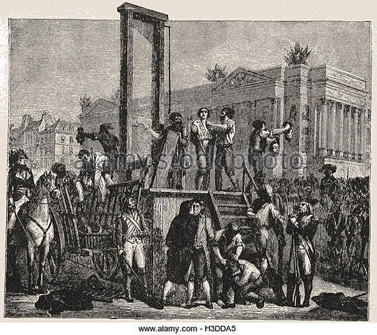 Caiguda i execució de Robespierre. (Acaba la Convenció).