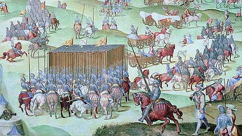 Felipe II vence en San Quintín a Francia