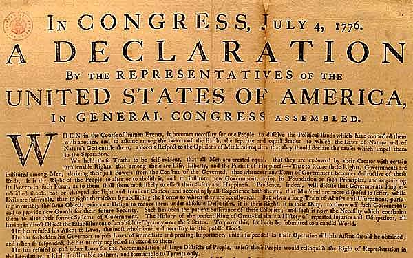 Declaració d’Independència dels Estats Units d’Amèrica