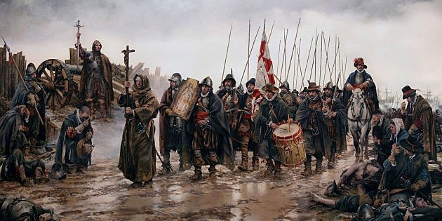 Felipe II vence en San Quintín a Francia